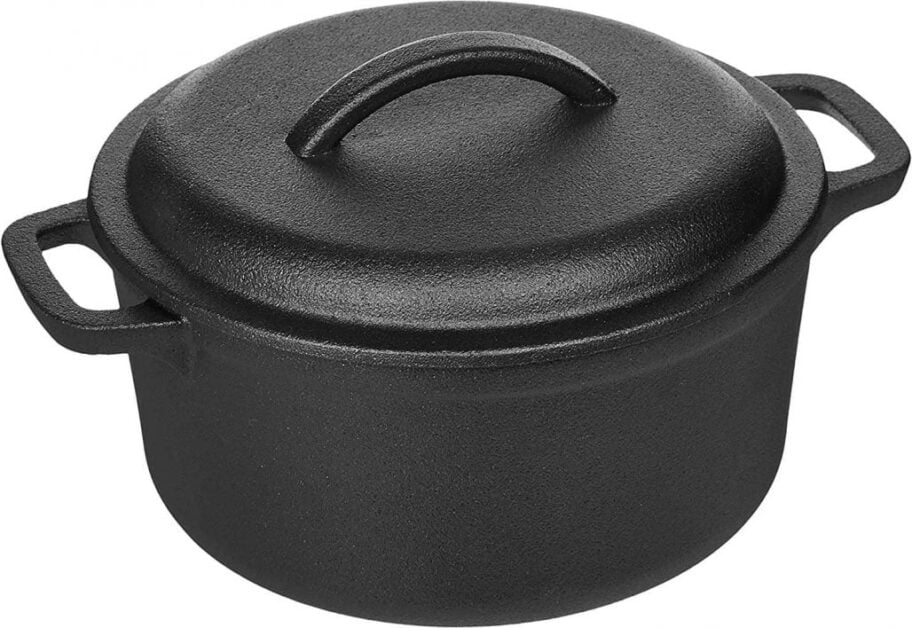 AmazonBasics Pre-Seasoned Cast Iron Dutch Oven