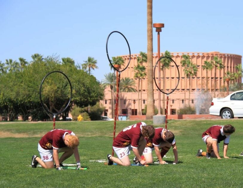 How Does Quidditch Differ Between Wizarding Folk and Muggles