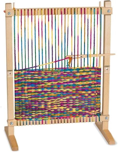 Melissa & Doug Wooden Multi-Craft Weaving Loom