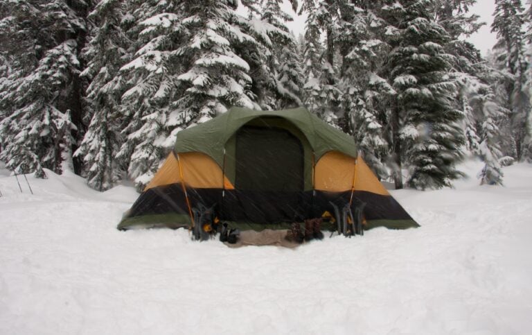 Tent Camping in the Winter