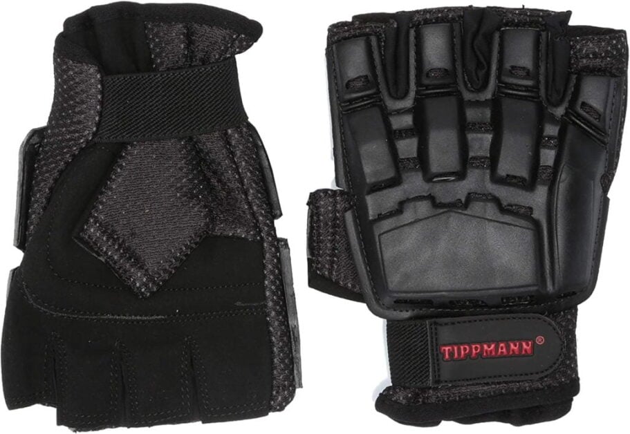 Tippmann Armored Gloves - Hard Back Fingerless