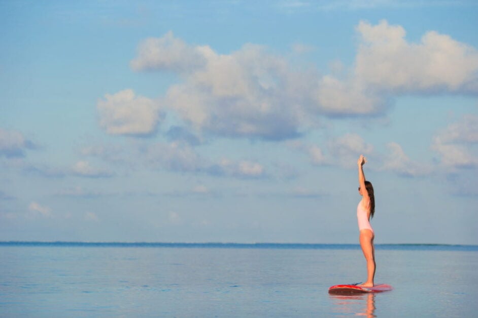 How to Stand Up on a Surfboard On Land