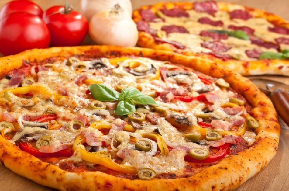 Pizza fit for The Queen