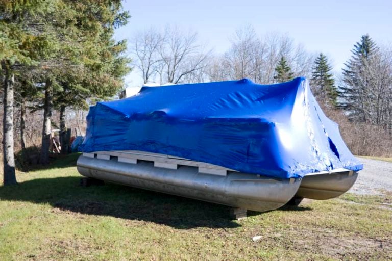 How to Shrink Wrap a Pontoon Boat
