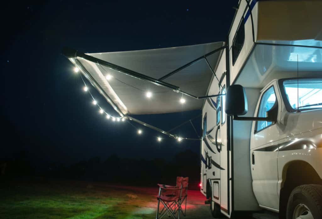 Opening an Electric RV Awning