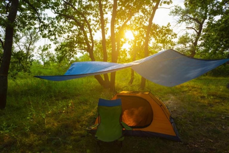 How to Put A Tarp Over a Tent