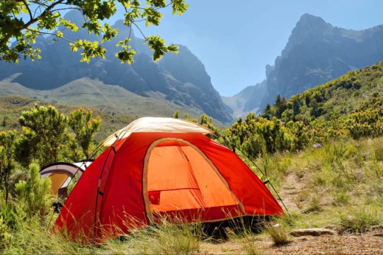 how to live in a tent