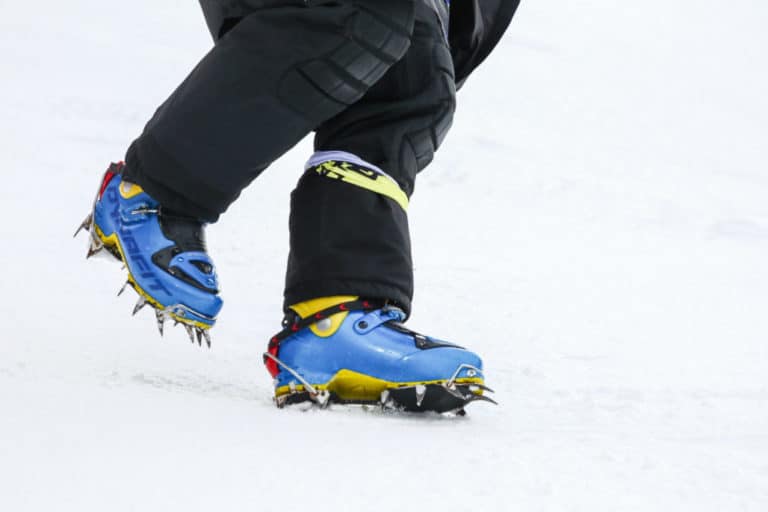 Can You Really Put Crampons on Ski Boots (Backcountry Skiing)