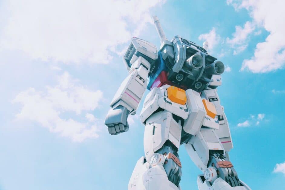 different grades of gundam models