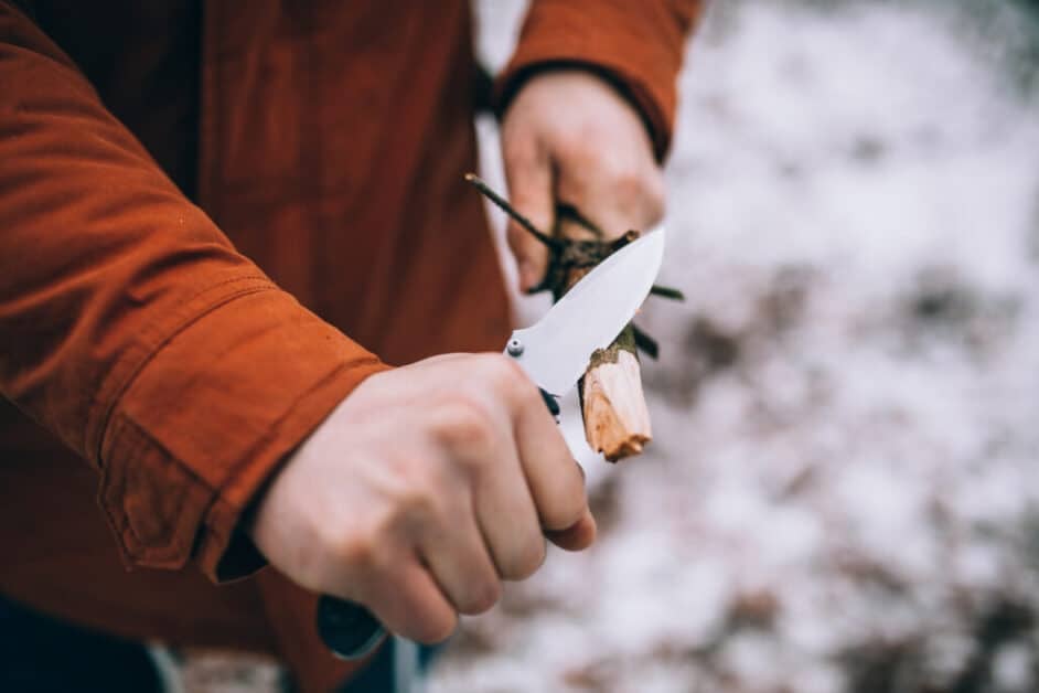 sharpen whittling knife